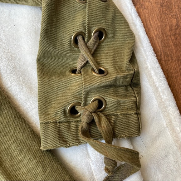 Free People Green Jean Jacket - Picture 3 of 6